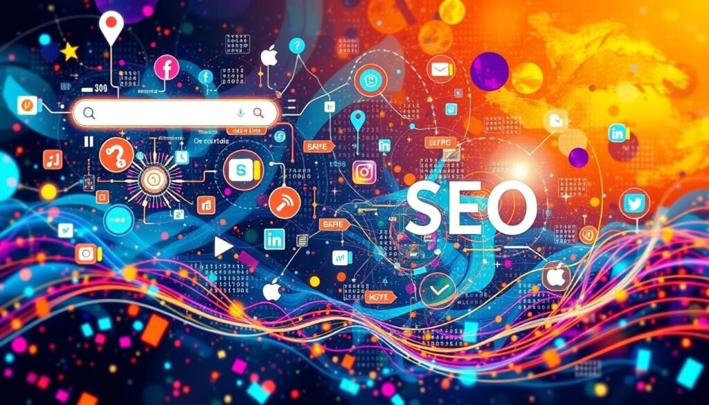 تأثير وسائل التواصل الاجتماعي على السيو