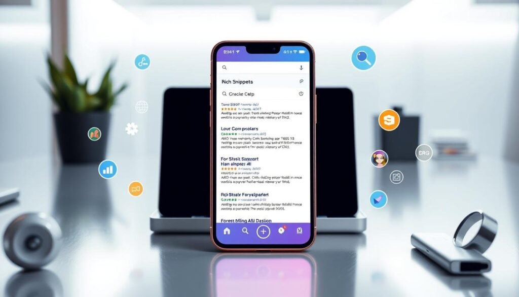 تجربة المقتطفات الغنية على الهواتف المحمولة
