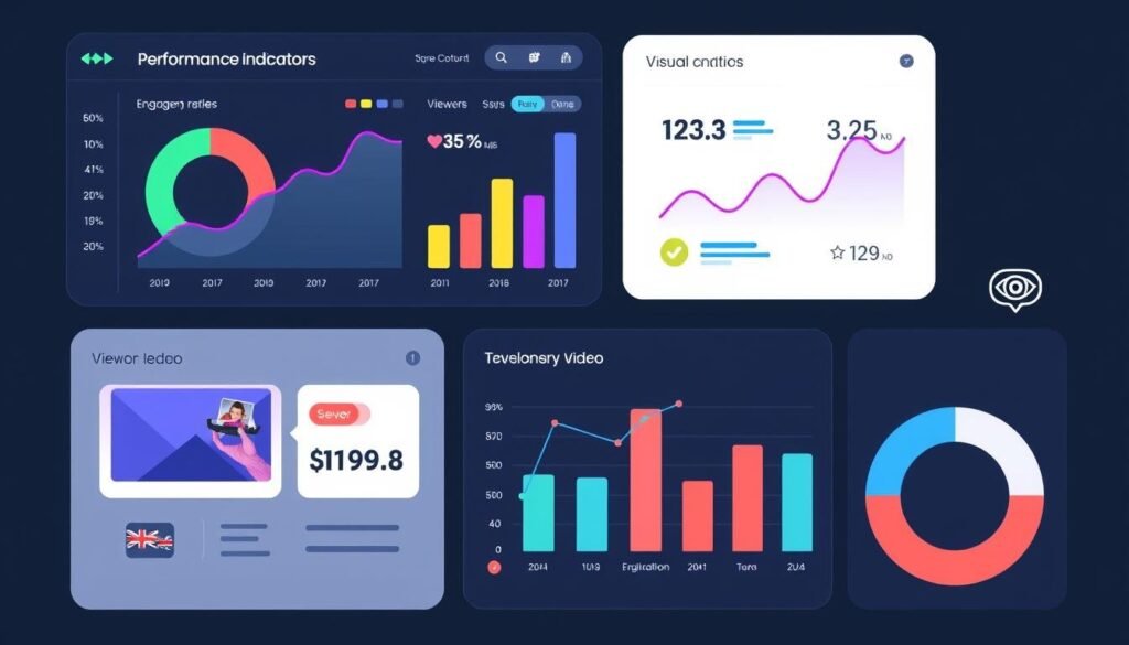 مؤشرات أداء المحتوى المرئي